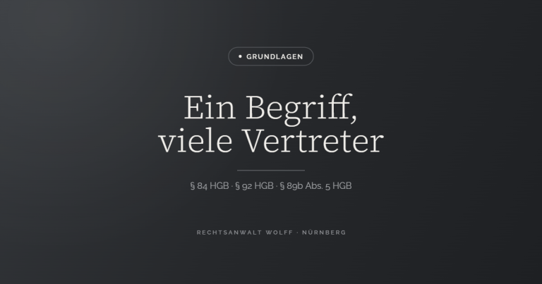 Arten von Handelsvertretern: Waren-, Versicherungs- und Bausparkassenvertreter nach § 84 und § 92 HGB